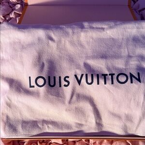 Louis Vuitton Soft Pink Dust Bag multi pochette light pink- monogram never used